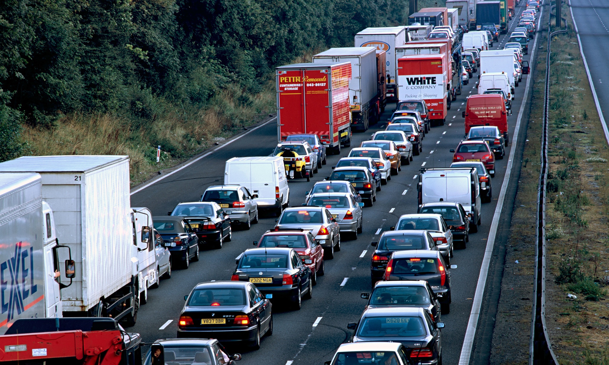 The Fuse Traffic jam on the M6 near Audley, Cheshire The Fuse